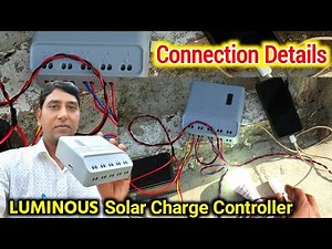 Luminous Solar Charge Controller me Wiring kaise kare | Best Solar Charge Controller Testing🔥Review🔥