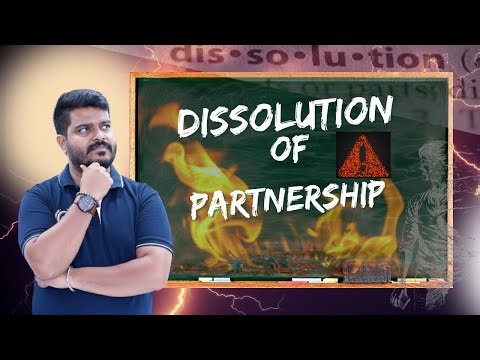 Dissolution of partnership concept