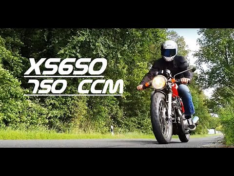 Yamaha XS650 with 750 ccm kit sound and kicking