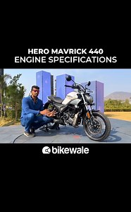 The Hero Mavrick 440 has been unveiled in India at the Hero World 2024. The motorcycle is based on the Harley-Davidson X440, but features different styling and is positioned as an urban roadster. The Mavrick 440 is available in three variants and five colour options. Here's a video on engine specifications! What do you think? Comment below. #BWReels #Bikereels #Motorcyclereels #Bikeupdates #Motorcycleupdates #2024reels #Heromotocorp #Mavrick440 #HeroMavrick440 #Bikes #Motorcycles | BikeWale