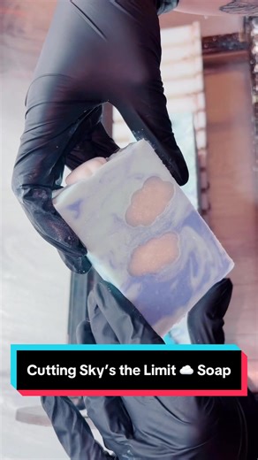 Cutting Sky's the Limit Soap: A Soothing Experience