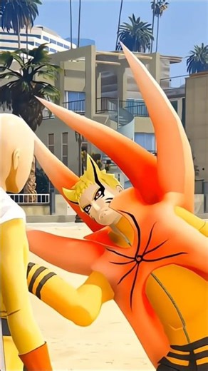 GOJO & SAITAMA VS GOKU & NARUTO 👏🔥 Ultimate slap challenge |#shorts |#gta |#gaming |#cartoon |#edit