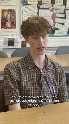 Sonny Aiken talks about studying English Lit at Carmel