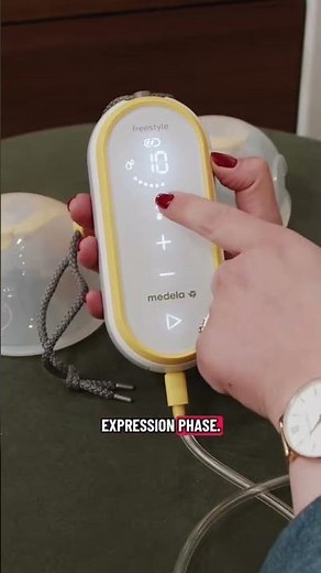 The Medela Freestyle Hands-Free Double Electric Breast Pump is lightweight, portable, and quiet!