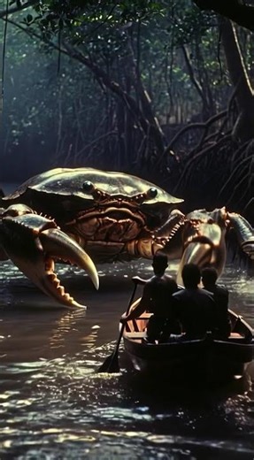 Giant Mud Crab The Size of a Car Found in Mangrove