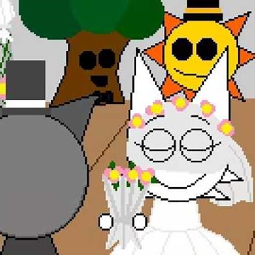 Gray x Wenda in Wedding! Incredibox Sprunki Animation!