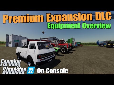 Premium Expansion DLC / Equipment overview on FS22 on Console