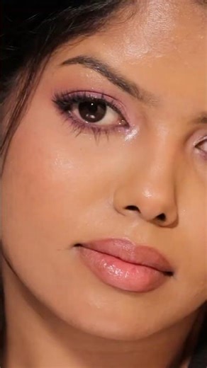 Pink soft glam eye makeup tutorial || one brand makeup tutorial