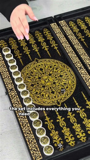 Pure Stone & Jeweler's Resin Backgammon Set 💎 #wealthmindset #craftsmanship