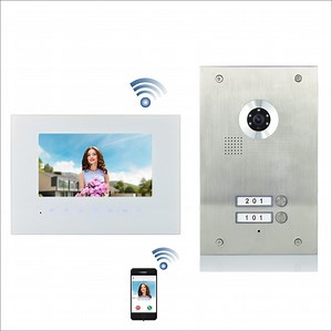 [Hot Item] Wireless Door Entry, 2 Wires Bus WiFi Video Intercom for 2 Users