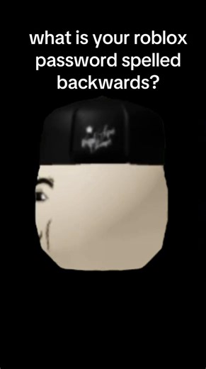 what is your roblox password spelled backwards? #capcut #robloxedit