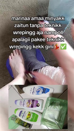 Teknik Wrapping Pakai Marinaa dan Minyak Zaitun untuk Kulit Kenyal