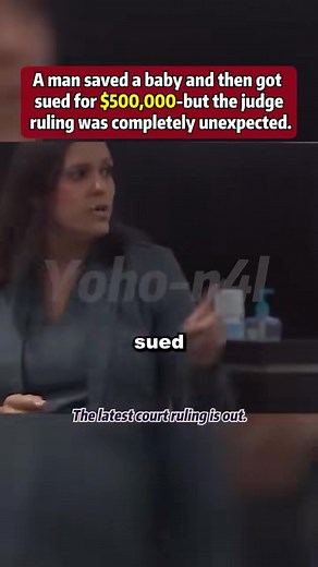 27K views · 148 reactions | A man saved a baby falling from a fifth-floor balcony and was then sued by the child's own mother for $500,000, claiming his heroic act was "reckless." The judge's final decision left the courtroom stunned. Story in comment | Vanessa M. Tuttle | Facebook