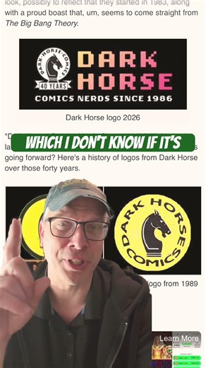 This Dark Horse design reminds me of someone else…