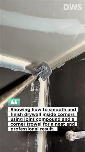 Perfect Drywall Inside Corner Finishing Using Corner Trowel