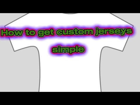 How to make your own custom jerseys for VRFS #vrfs