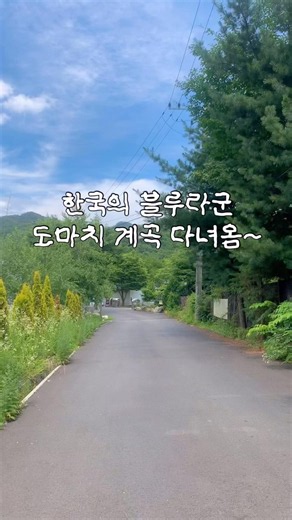 한국의 블루라군 도마치계곡! #shorts #도마치계곡 #포천계곡 #계곡추천