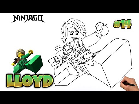 How To Draw LLOYD | Ninjago: Dragons Rising | 100 DRAWING SERIES #drawing #ninjagolloyd #ninjago