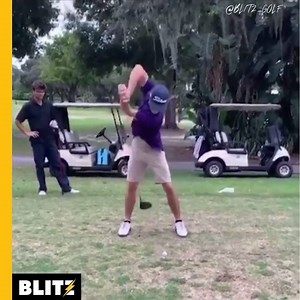 How crazy is this swing? 🤯 | Blitz Golf
