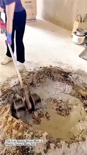 Powerful Electric Mortar Mixer – Fast Concrete Mixing for Construction Projects