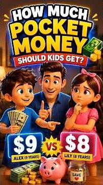 How Much Pocket Money Should Kids Get? 💰 Simple Rule Parents Must Know !