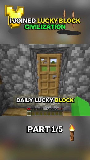 Exploring Lucky Block Civilization in Minecraft - Part 1