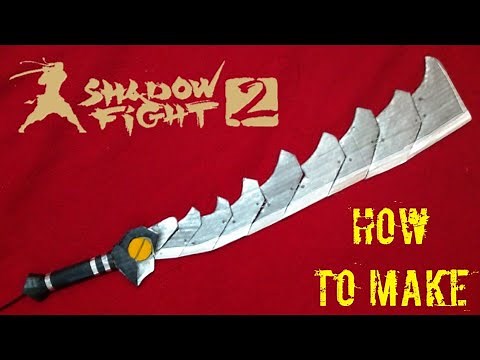 How To Make Composite Sword With Cardboard, Shadow Fight 2 Sword With Cardboard, Retractable Sword