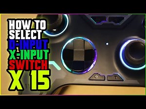 How to Switch Between D Input, X Input and Switch Mode on the Easy SMX X15 ‪@clopixelgamers‬