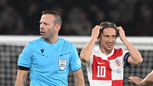 Croatia icon Luka Modric says ref killed chances of a win over Scotland