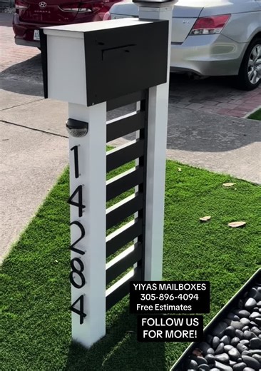 Yiyas Mailboxes 📞305-896-4094 @yiyasmailboxes Buzones Modernos de Aluminio Modern Mailboxes Check our Catalogs!! We have Over 150 Different Styles! “Le Ponemos un toque de Elegancia al frente de su casa” *Somos Fabricantes. Tenemos mas de 150 Estilos y Colores de Buzones Modernos en Nuestros Catálogos! También podemos hacerle su buzón a su gusto! Porque tenemos la mejor Calidad al mejor precio?… Porque compramos nuestros materiales en cantidades al por mayor, así podemos darle los mejores preci