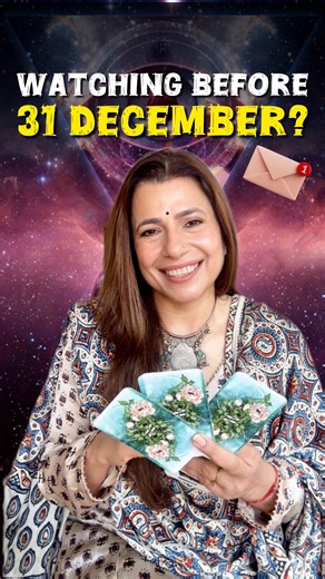 Kirron Shahpuri on Instagram: "If you’re watching this before the year comes to an end — before 31st December, pause for a moment 🌙 Out of countless videos, you found this one. There are no hashtags guiding you here. No searching. No coincidence. Yet this reel reached you — because when the Universe has a message meant for you, it finds you ✨ If something within you felt called to stop scrolling, trust that nudge 🤍 This moment isn’t random. It’s alignment. Now, take a deep breath and look at t