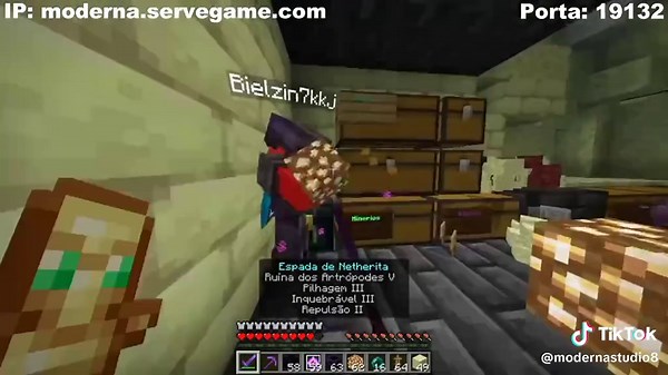 Invadindo a base do top servidor Minecraft