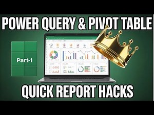 Automate Excel Reports FAST 🔥 Power Query + Pivot Table (No VBA)