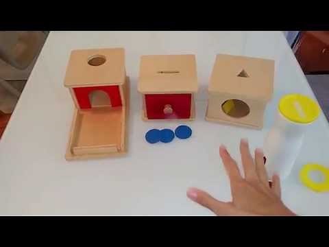 Infant Montessori Activities: Object Permanence/Fine Motor