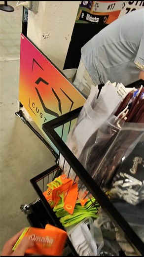 EvoShield on Instagram: "How it looks to customize your guard strap on-site at The Omaha Experience @omahabaseballvillage"