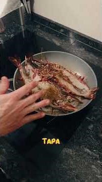 LANGOSTINO TIGRE GIGANTE A LA PLANCHA (Penaeus monodon)
