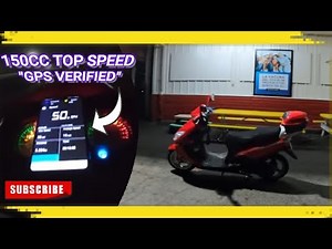 TOP SPEED OF A 150cc SCOOTER ....?