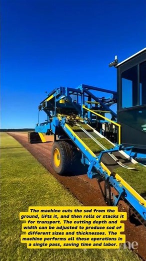 Sod Harvesting Machine: Efficient Turf Farming Technology