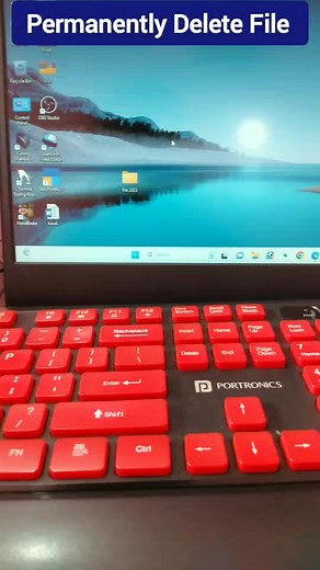 Permanently delete file shortcut Keys ll Computer Shortcut Keys #reels | Computer Tech