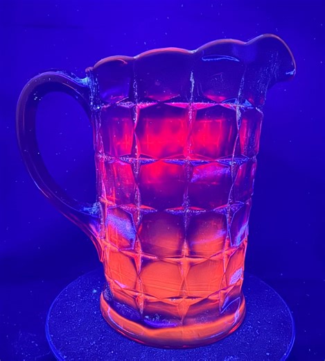 Vintage Tiara Indiana Glass Constellation Sunset Amberina Cadmium Glass Water Pitcher - Etsy UK