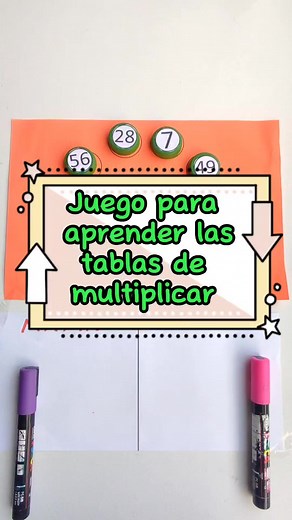 Juego para aprender las tablas de multiplicar. #multiplicación #matemáticasdivertidas #matemáticasparaniños | Con Mami