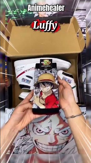Luffy Sneaker Unboxing 👟🔥 | ONE PIECE Anime Sneakers | Straw Hat Drip 🏴‍☠️