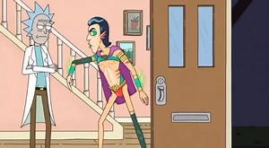 Mr Nimbus was a not a gag character, he was Rick Nemesis and he somehow has a connection with both Rick & Diane so he pretty much Canon. I think his design was inspired from Namor watch Black Panther 2. He easily defeats a high grade society alone he is quite strong too