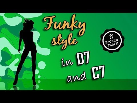 Funky Backing Track in D7 and C7