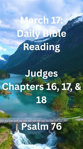 March 17- Daily Bible Reading #challenge