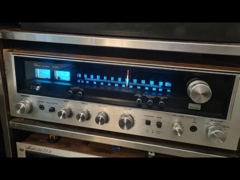 Sansui 6060 Receiver Demo, a vintage classic from the 70s!!