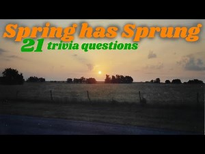 SPRING has SPRUNG - 21 FUN Questions for the First Day of Spring - {ROAD TRIpVIA- ep:445]