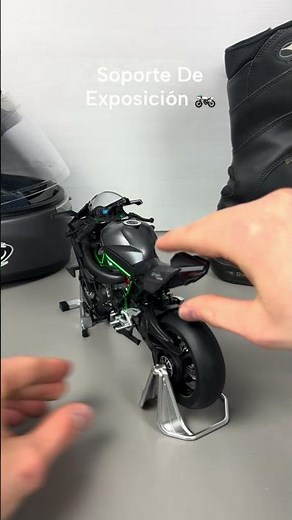 ¡BRUTAL! Kawasaki Ninja H2R 1:9 con Sonido Real y Efecto Humo 🏍️💨