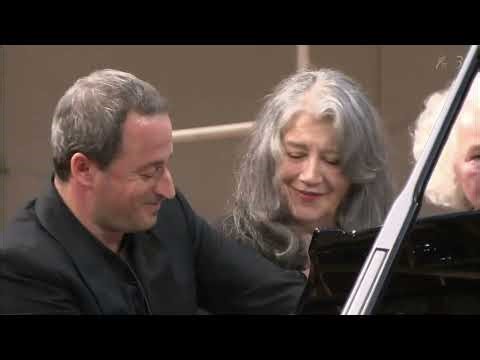 Martha Argerich & Itamar Golan Mozart Sonata in D major, K.381 (2011)