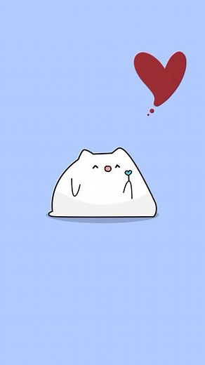 @bongocat.io on Instagram: "I love you ❤️ #bongocat #cat #silly #sillycat #meow #animation #funny #meme"